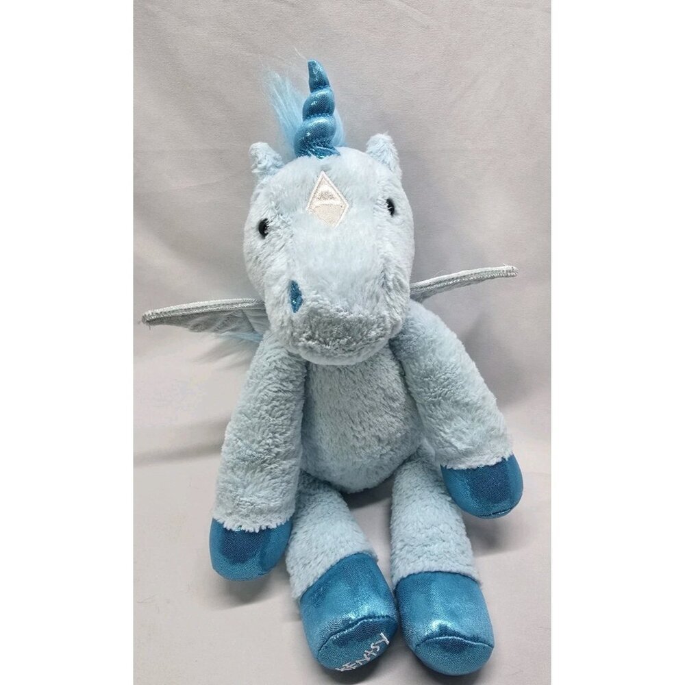 Scentsy Buddy Halley The Blue Unicorn No Scent Pack Pegasus Wings Stuffed Toy